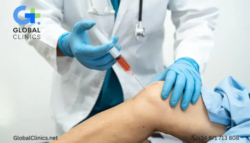 Aplicación de PRP ecoguiado en articulación por especialista en Palma