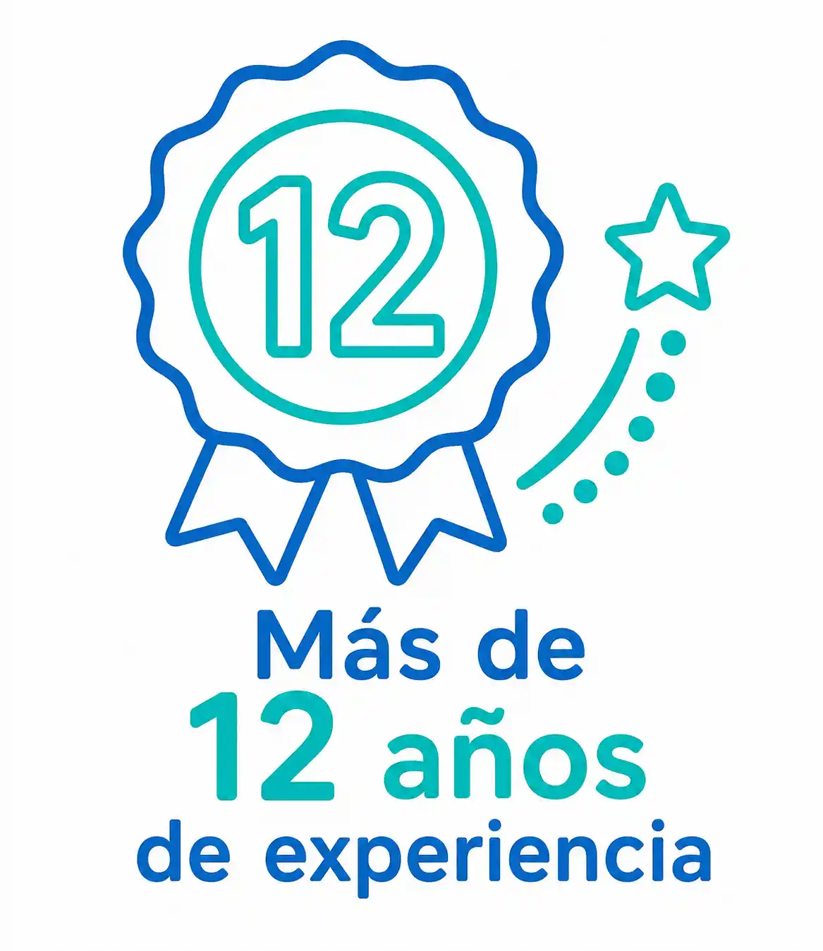 Icono de más de 12 años de experiencia médica.