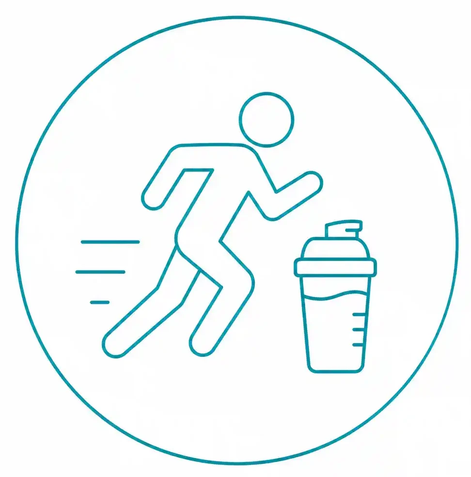 Icono de nutrición deportiva para personas activas y deportistas en Palma de Mallorca